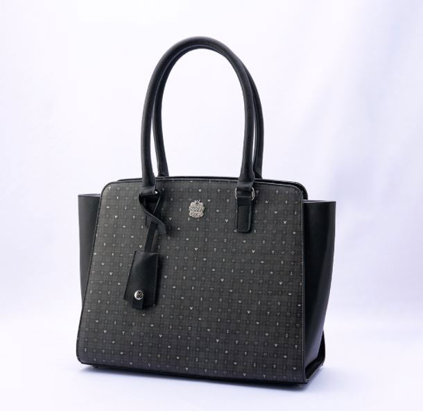 KINGDOM HEARTS III トートバッグ 黒 Kingdom Hearts III Shoulder Bag Monogram