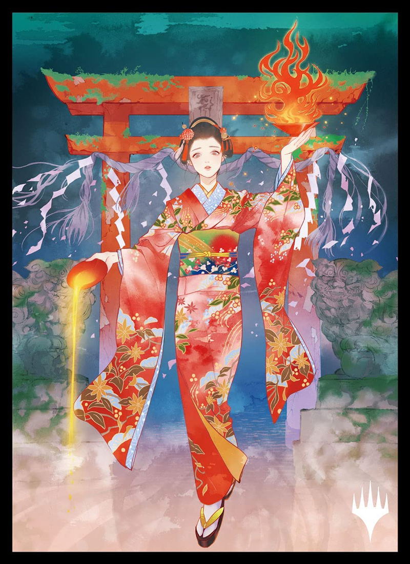 Magic: The Gathering Players Card Sleeve - Strixhaven: School Of Mages Japanese Alternate-art Versions of the Mystical Archive Cards Faithless Looting MTGS-174 image 1