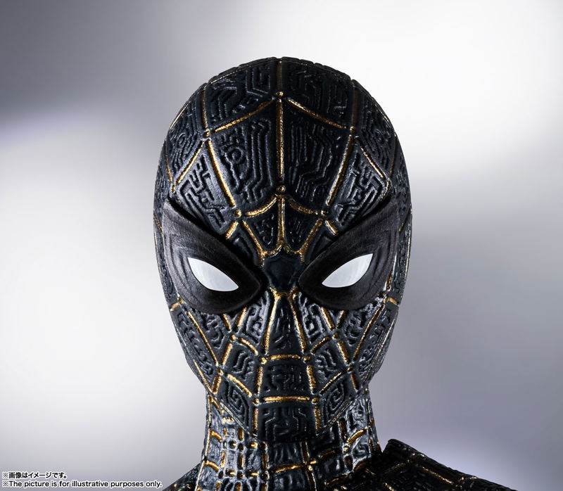S.H.Figuarts Spider-Man No Way Home: Spider-Man Black & Gold Suit image 10