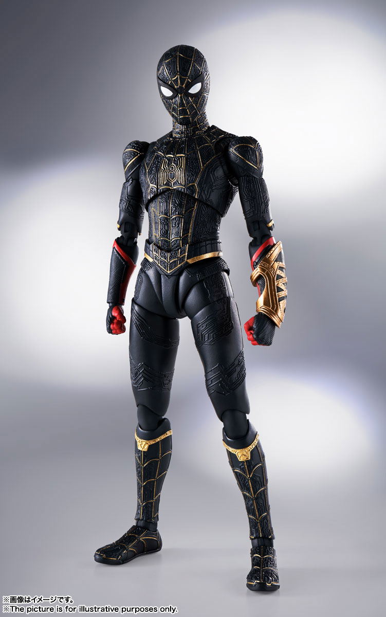 S.H.Figuarts Spider-Man No Way Home: Spider-Man Black & Gold Suit image 2