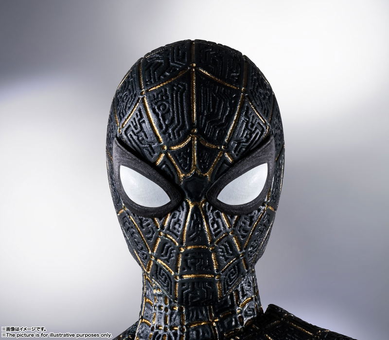 S.H.Figuarts Spider-Man No Way Home: Spider-Man Black & Gold Suit image 9