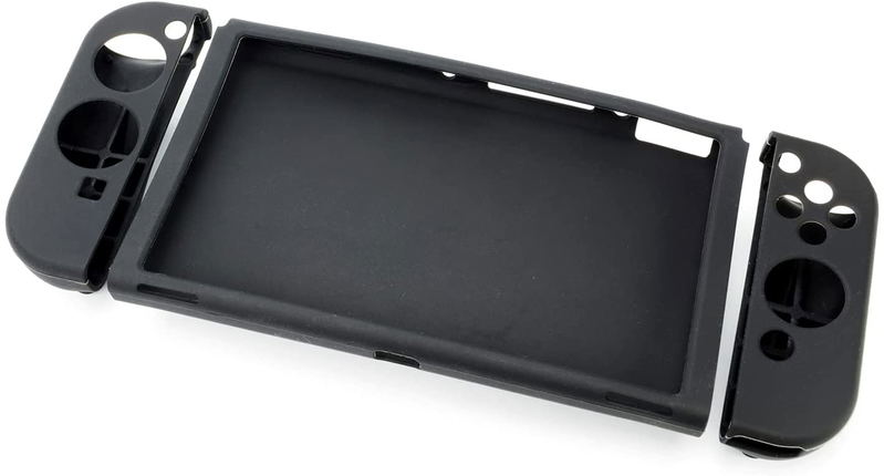 Silicon Grip Cover for Nintendo Switch OLED Model (Black) image 3