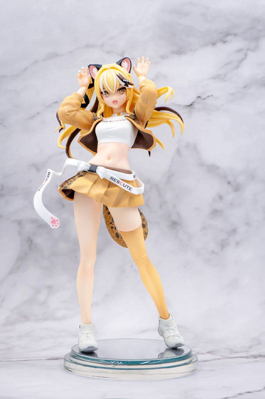 Zetsumetsukigudan RESCUTE NO. 15 1/7 Scale Pre-Painted Figure: Shi Hu Leopard Cat image 1