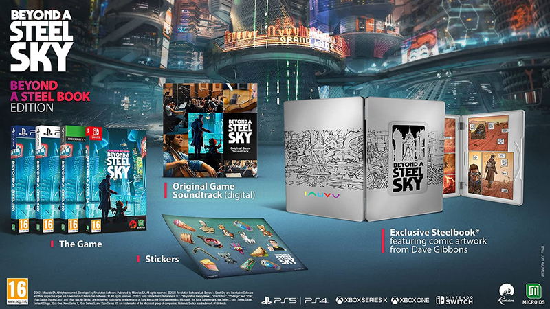 Beyond a Steel Sky [Steelbook Edition] image 1