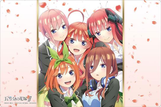 Bushiroad Rubber Mat Collection V2 Vol. 151 The Quintessential Quintuplets Season 2 Teaser Visual Ver. image 1