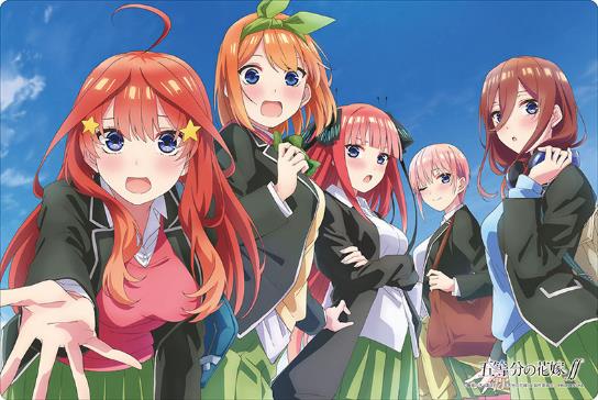 Bushiroad Rubber Mat Collection V2 Vol. 152 The Quintessential Quintuplets Season 2 Part. 2 image 1
