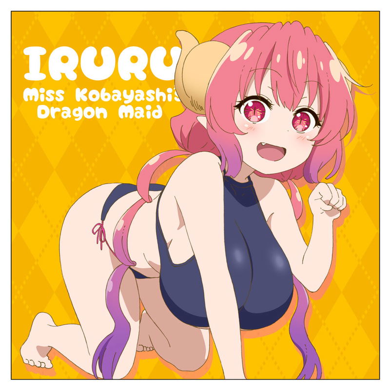 Miss Kobayashi's Dragon Maid S - Iruru Cushion Cover image 1