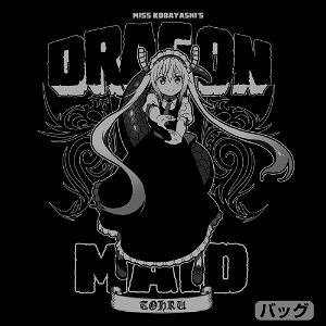 Miss Kobayashi's Dragon Maid S - Tohru Zip Hoodie Black (S Size)