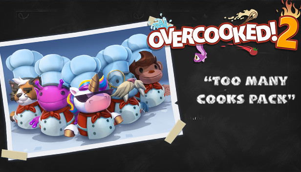 Overcooked! 2: Too Many Cooks (DLC) <span class="ext" style="background-color: #B0000F; color: #FFFFFF;">DLC</span> <span class="ext" style="background-color: #2a475e; color: #FFFFFF;">STEAM</span> <span class="ext ext_digital">digital</span> image 1