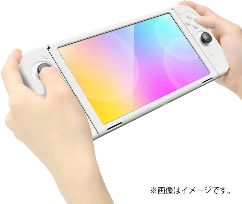 Silicon Protector for Nintendo Switch OLED Model (White) image 5