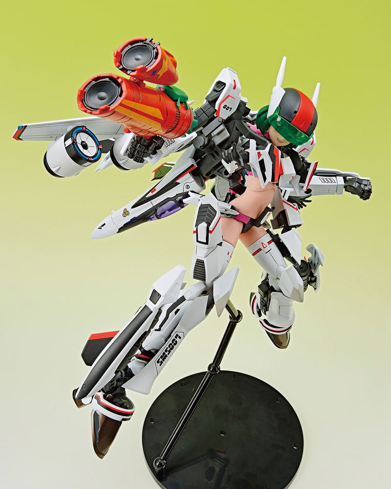ACKS V.F.G. Macross Frontier Plastic Model Kit: VF-25F Messiah Ranka Lee image 4
