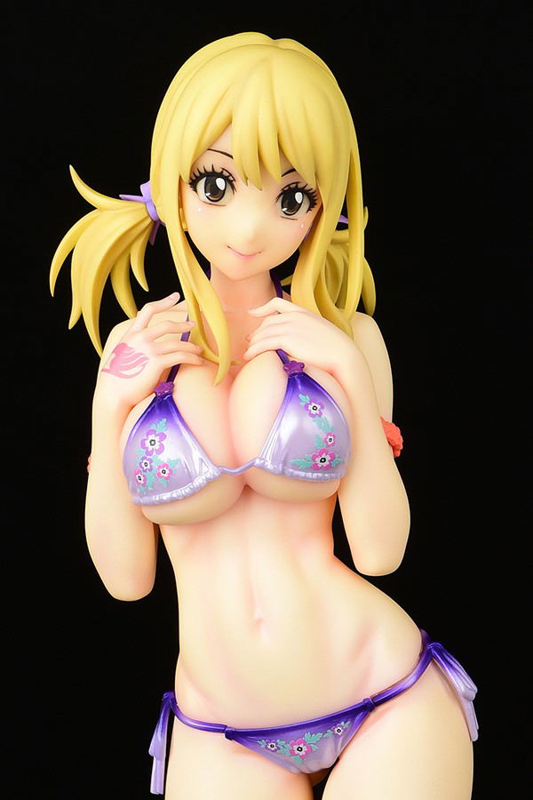 Fairy Tail 1/6 Scale Pre-Painted Figure: Lucy Heartfilia Swimsuit PURE in HEART Ver. Twin Tail image 4