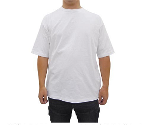 The Great Jahy Will Not Be Defeated! - Dark Realm Reconstruction Big Silhouette T-shirt White (L Size)