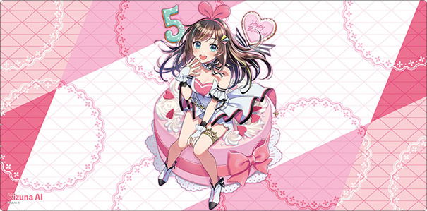 Bushiroad Rubber Mat Collection V2 Vol. 157 Kizuna AI 5th Birthday Ver. image 1