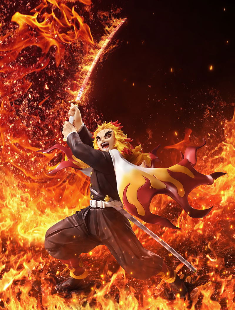 Demon Slayer Kimetsu no Yaiba 1/8 Scale Pre-Painted Figure: Kyojuro Rengoku DX Ver. image 9