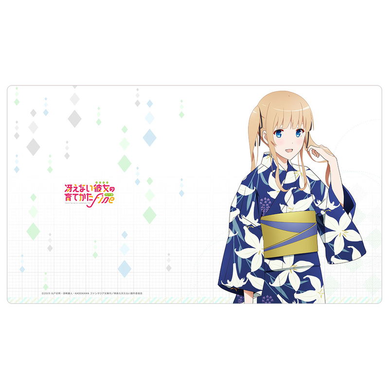 Saekano: How to Raise a Boring Girlfriend Original Illustration Rubber Mat: Eriri Yukata image 1