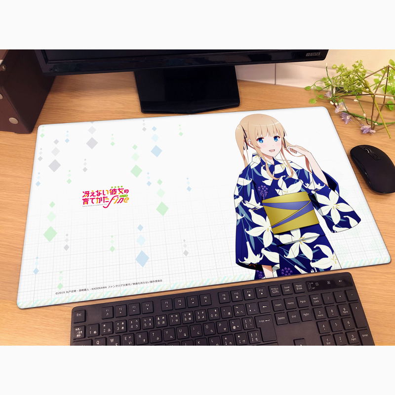 Saekano: How to Raise a Boring Girlfriend Original Illustration Rubber Mat: Eriri Yukata image 2