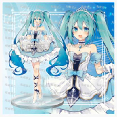 Vocaloid Hatsune Miku Wonderland Figure: Hatsune Miku Cinderella Ver. image 1