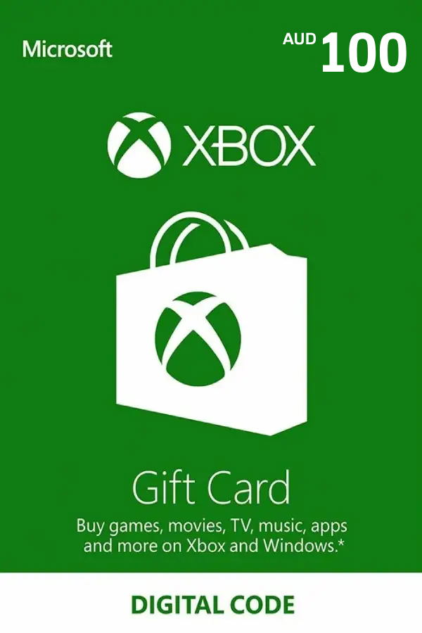 Xbox digital gift card hot sale australia