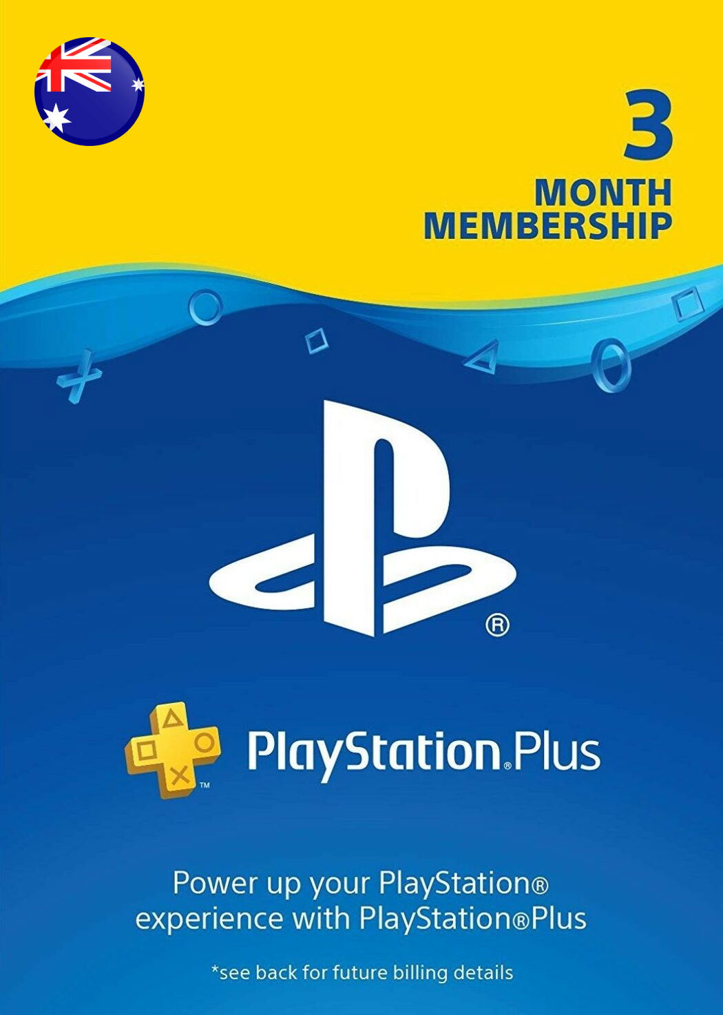PSN Card 3 Month Playstation Plus Australia digital for PlayStation 3