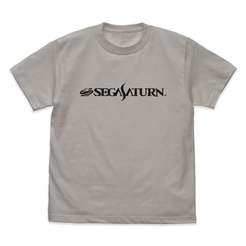 Sega Saturn Hard T-shirt Light Gray (L Size) image 1