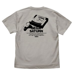 Sega Saturn Hard T-shirt Light Gray (L Size)_