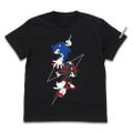 Sonic The Hedgehog - Sonic And Shadow T-shirt Black (S Size) thumbnail 1