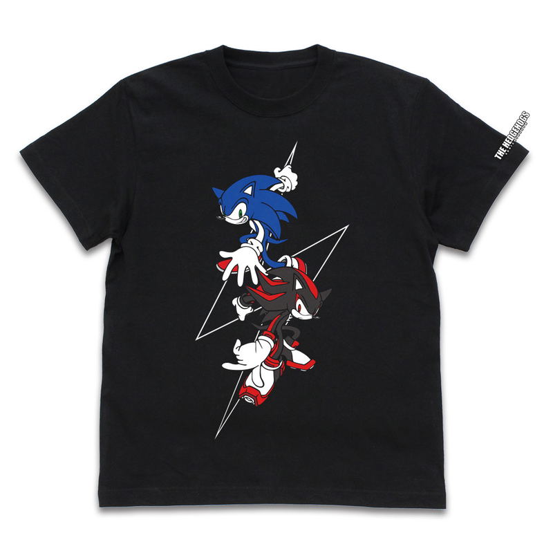 Sonic The Hedgehog - Sonic And Shadow T-shirt Black (XL Size) image 1