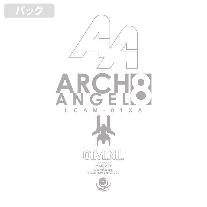 Mobile Suit Gundam Seed - United Earth Defense Force 8th Mobile Fleet Arch Angel T-shirt White (M Size) image 4