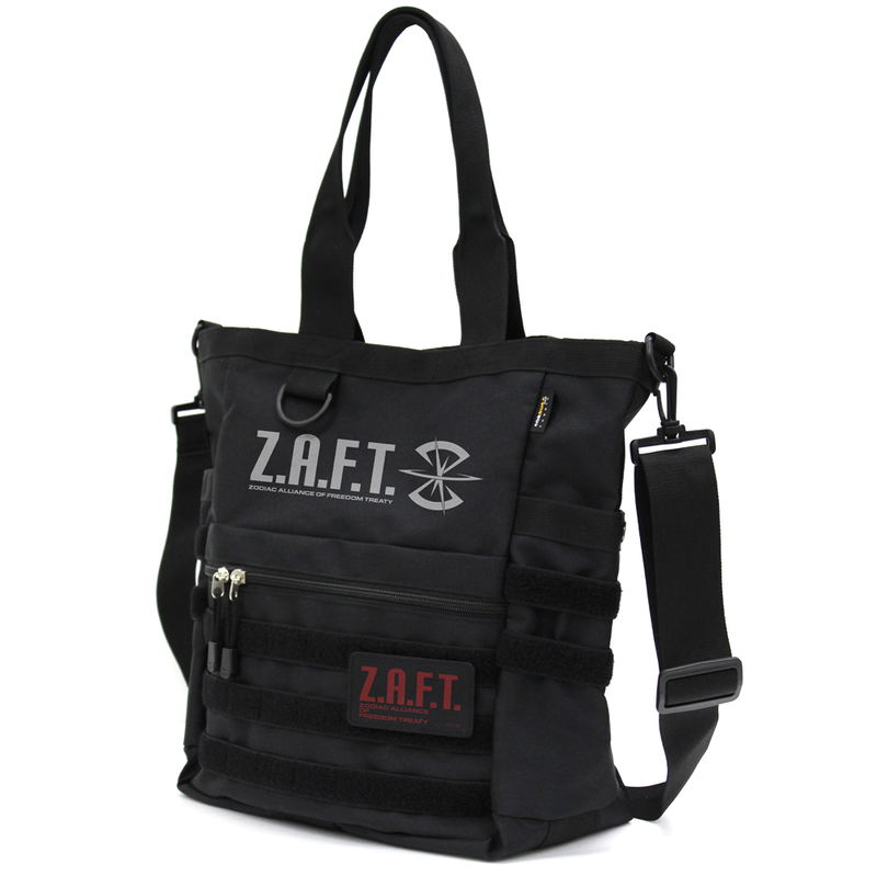 Mobile Suit Gundam Seed Z.A.F.T. Functional Tote Bag Black image 1