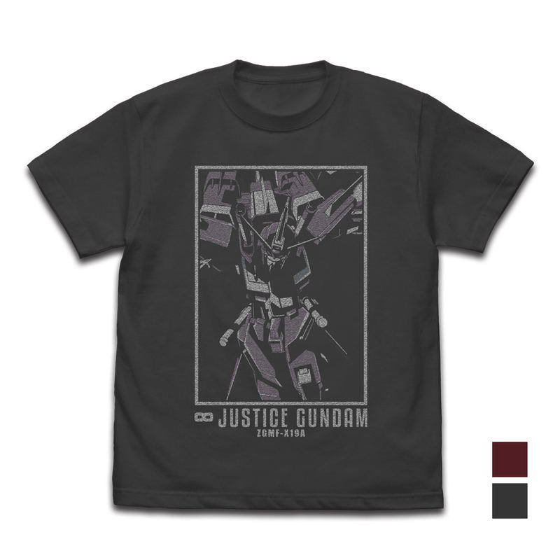 Mobile Suit Gundam Seed Destiny - Infinite Justice Gundam T-shirt Sumi (XL Size) image 1