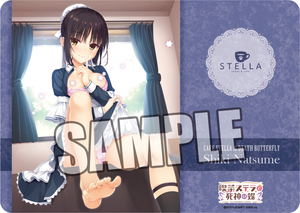 Character Rubber Mat Cafe Stella And The Reapers Butterflies: Shiki Natsume Ver. 3_