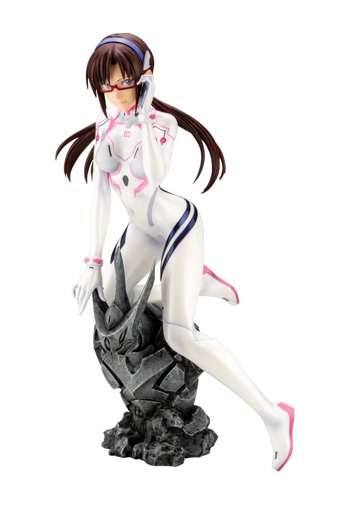 Evangelion 3.0+1.0 Thrice Upon a Time 1/6 Scale Pre-Painted Figure: Mari Illustrious Makinami White Plugsuit Ver. image 1