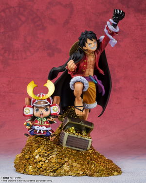 Figuarts Zero One Piece: Monkey D. Luffy WT100 Anniversary Eichiro Oda Original Illustration 100 Views of Pirates