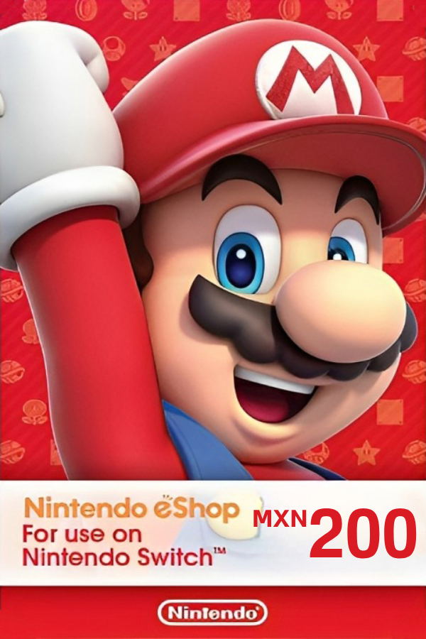 Nintendo eShop Card 200 MXN | Mexico Account <span class="ext ext_digital">digital</span> image 1