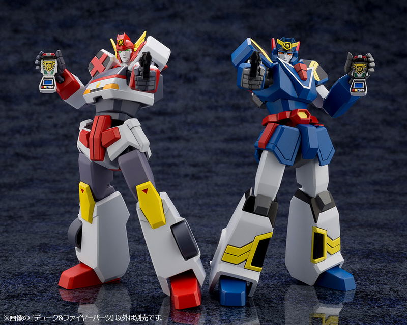 Brave Police J-Decker Plastic Model Kit: Duke & Fire Parts image 4