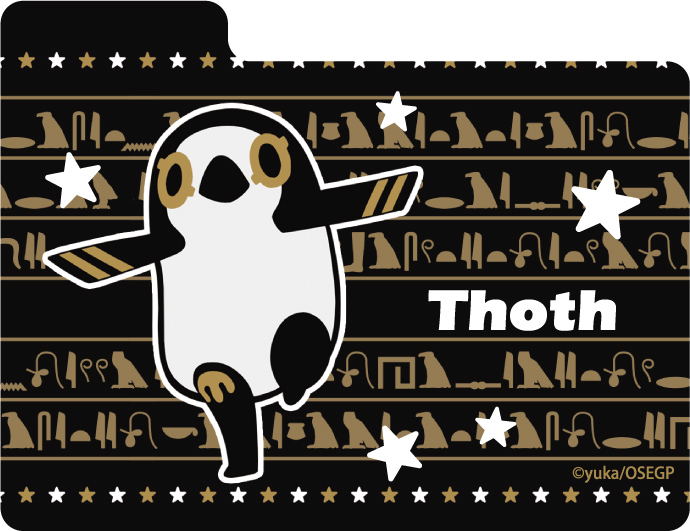 Character Deck Case MAX NEO Tototsu Ni Egypt Shin: Thoth (Set of 10pcs) image 3