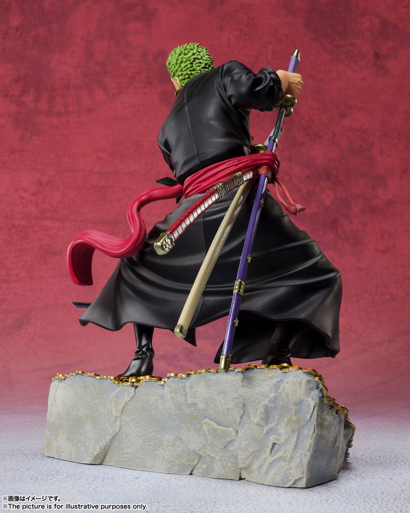 Figuarts Zero One Piece: Roronoa Zoro WT100 Anniversary Eichiro Oda Original Illustration 100 Views of Pirates image 4