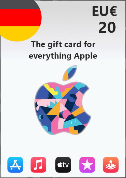 Apple Gift Card 20 EUR | Germany Account <span class="ext ext_digital">digital</span> image 1