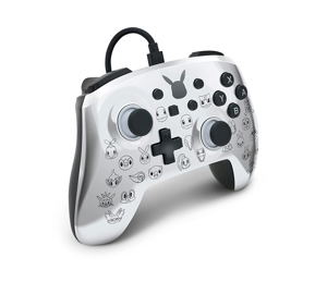 PowerA Enhanced Wired Controller for Nintendo Switch (Pikachu Black & Silver)