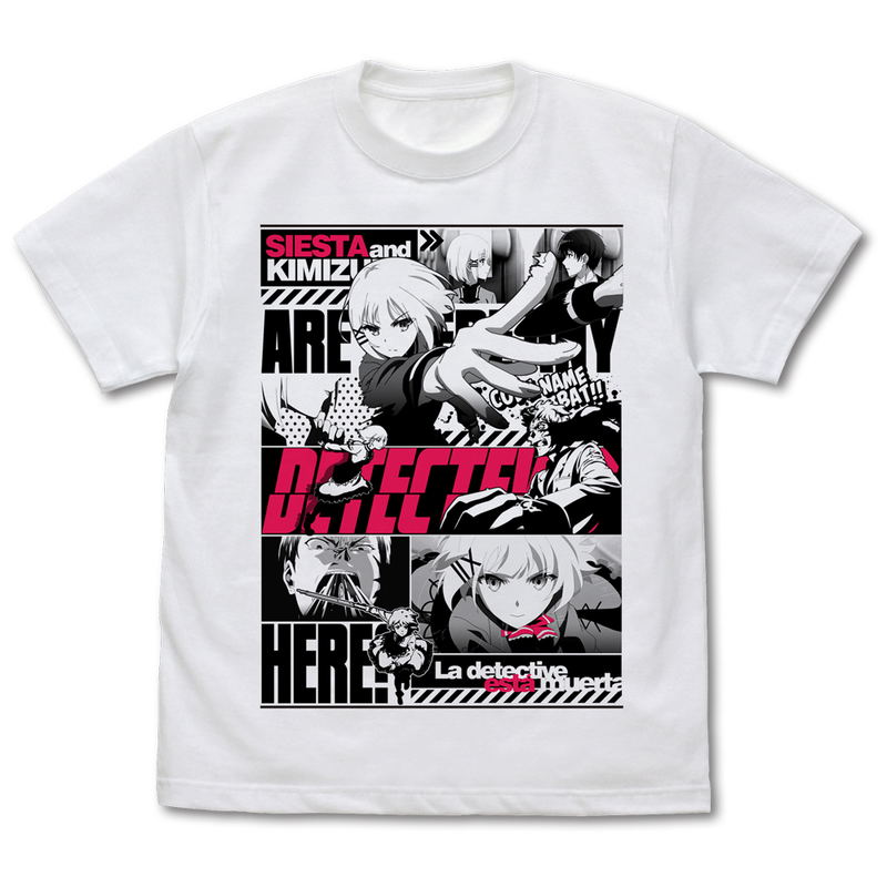 The Detective Is Already Dead T-shirt White (M Size) image 1
