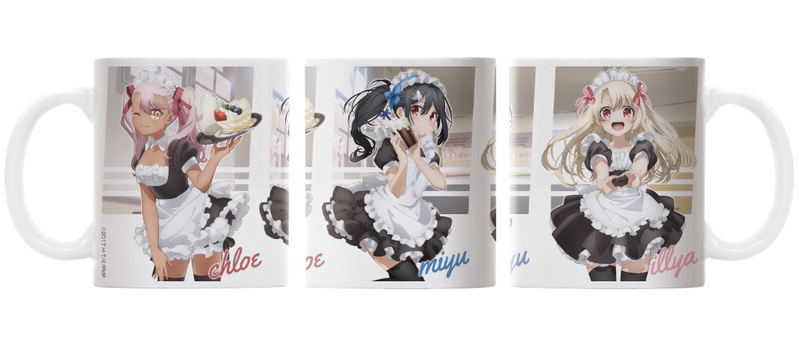 Fate/Kaleid Liner Prisma Illya Movie: Sekka No Chikai - Illya, Miyu, Chloe Maid Style Full Color Mug image 1
