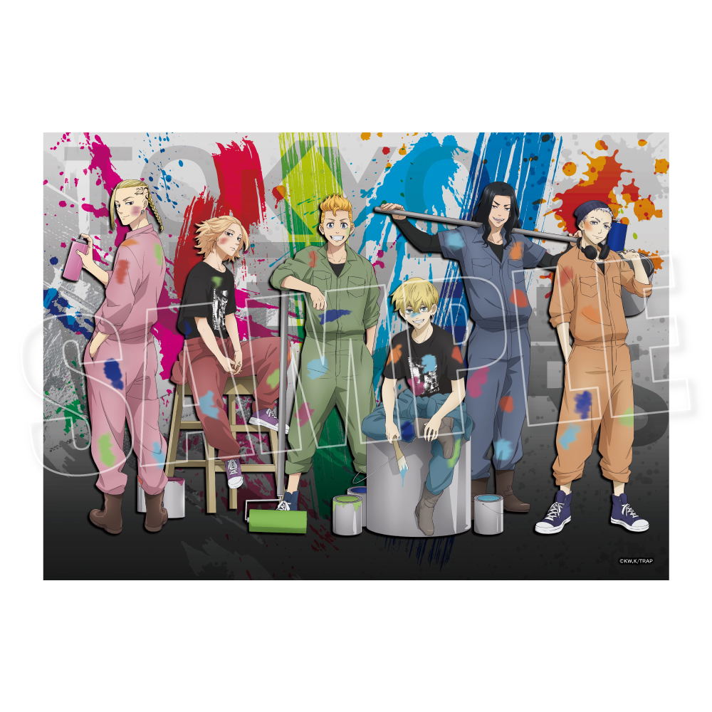 Tokyo Revengers B2 Wall Scroll: Visual Cloth Coverall Ver