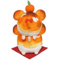 Tottoko Hamutaro Plush Japanese Zodiac Hamtaro: Torahamu Mitarashi Kagamimochi thumbnail 4