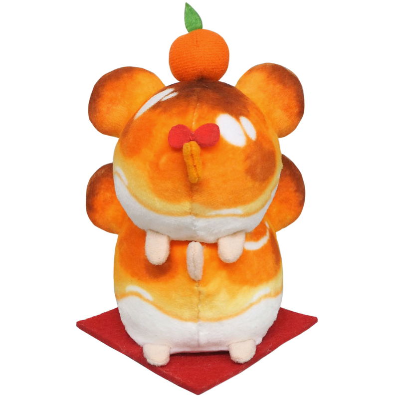 Tottoko Hamutaro Plush Japanese Zodiac Hamtaro: Torahamu Mitarashi Kagamimochi image 4