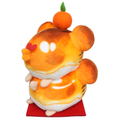 Tottoko Hamutaro Plush Japanese Zodiac Hamtaro: Torahamu Mitarashi Kagamimochi thumbnail 5