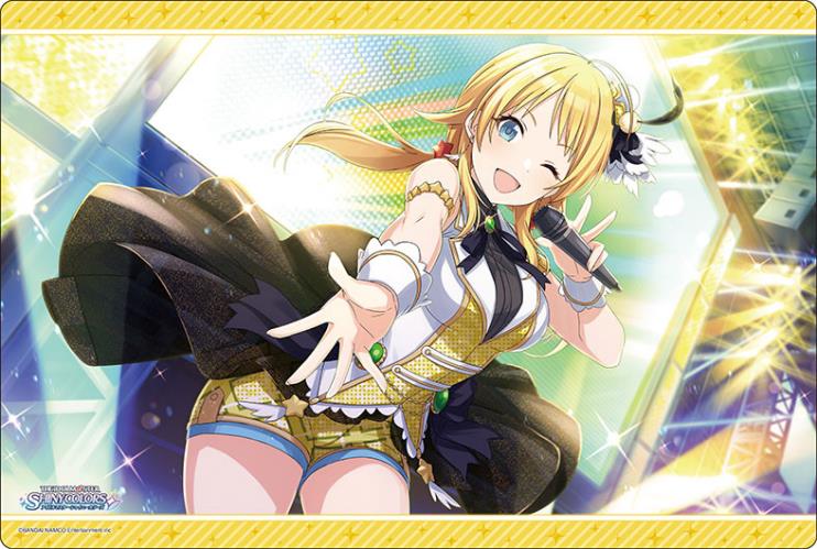 Bushiroad Rubber Mat Collection V2 Vol. 164 The Idolmaster Shiny Colors: Hachimiya Meguru Kiniro no Genki Ippai Girl Ver. image 1