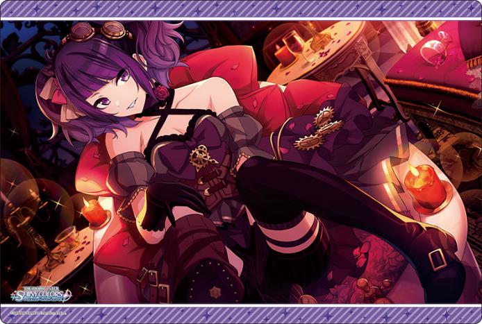 Bushiroad Rubber Mat Collection V2 Vol. 166 The Idolmaster Shiny Colors: Tanaka Mamimi Tricky Night Ver. image 1