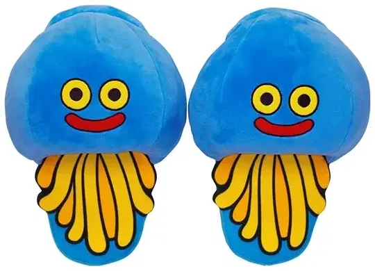 Dragon Quest Smile Slime Hoimi Slime Plush Slippers (Re-run) image 1