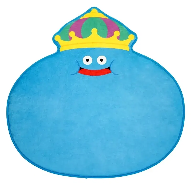 Dragon Quest Smile Slime King Slime Fluffy Floor Mat (Re-run) image 1